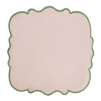 Bitossi Serviettes 'With Scalloped Edge' - 45 x 45 cm - 2 Pièces