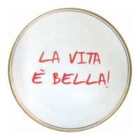 Bitossi 'La Vita È Bella!' Teller - 17 cm