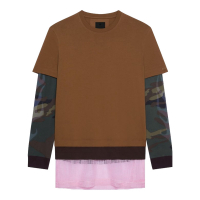 Givenchy Men's 'Overlapped' Long-Sleeve T-Shirt