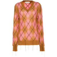 Marni Women's 'Argyle Check-Pattern' Sweater