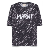 Marni Women's 'Scribble logo' T-Shirt