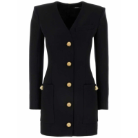 Balmain Robe mini 'Embossed-Button' pour Femmes