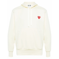 Comme Des Garçons Play 'Heart Drawstring' Kapuzenpullover