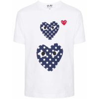 Comme Des Garçons Play 'Heart-Motif' T-Shirt