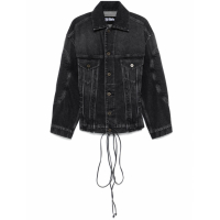 Jean Paul Gaultier Women's 'Lace-Up' Denim Jacket