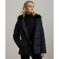 LAUREN Ralph Lauren 'Faux-Fur Hooded Puffer Coat' für Damen