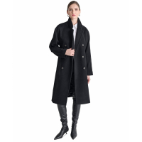 DKNY Women's 'Double-Breasted Belted Wrap Coat'