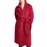 DKNY Women's 'Double-Breasted Belted Wrap Coat'