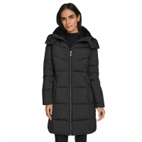 Calvin Klein 'Hooded Faux-Fur-Lined Midi Puffer Coat' für Damen