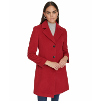 Calvin Klein 'Single-Breasted Wool Blend Coat' für Damen