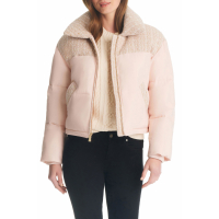 Kate Spade New York 'crop tweed mix media puffer jacket' für Damen