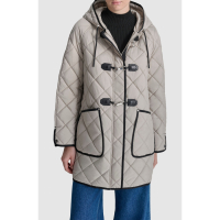 DKNY 'Water Resistant Hooded Quilted Jacket' für Damen