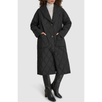 DKNY 'Diamond Quilted Longline Jacket' für Damen