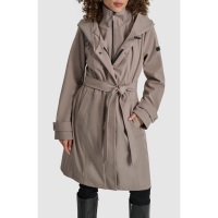 DKNY 'Hooded Belted Softshell Jacket with Bib' für Damen