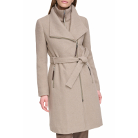 Calvin Klein 'Angled Zip Twill Coat' für Damen