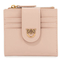 Pinko Portefeuille 'Logo Plaque Bi-Fold' pour Femmes