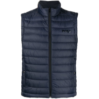 Boss Gilet 'Logo-Print Quilted' pour Hommes