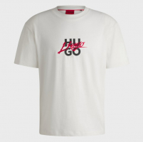 HUGO 'Double Logo' T-Shirt für Herren