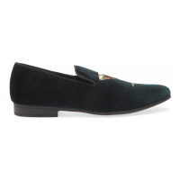 Steve Madden Mocassins 'Embroidered Velvet' pour Hommes