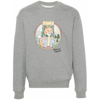 Maison Kitsuné Men's 'Fox-Print' Sweatshirt