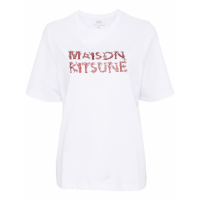 Maison Kitsuné Women's 'Woodland Alphabet' T-Shirt