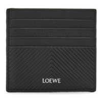 Loewe Men's 'Open In Textured Classic' Card Holder