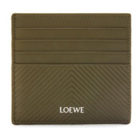 Loewe Men's 'Open In Textured Classic' Card Holder