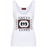 Gucci Top 'Interlocking G-Print' pour Femmes