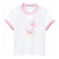 Alexander Wang Women's 'Logo-Print' T-Shirt