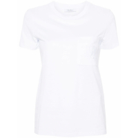 Max Mara T-shirt 'Monogram-Embroidered' pour Femmes