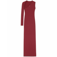 Courrèges 'Slash Ribbed Knit' Midi Kleid für Damen