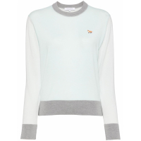 Maison Kitsuné Top 'Embroidered Logo Knitted' pour Femmes