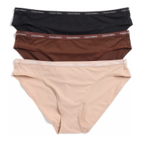 Calvin Klein Slip 'Luxe Assorted Bikinis' pour Femmes - 3 Pièces