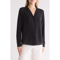 Calvin Klein Chemise 'Notched Collar Button-Up' pour Femmes