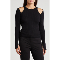 Calvin Klein Top à manches longues 'Cutout Shoulder' pour Femmes