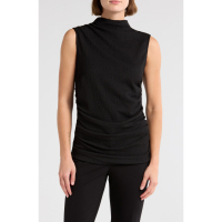 Calvin Klein Haut sans manches 'Textured Mock Neck' pour Femmes