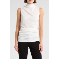 Calvin Klein Haut sans manches 'Textured Mock Neck' pour Femmes