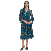 Calvin Klein Robe A-line 'Printed Long-Sleeve' pour Femmes