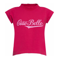 Balenciaga T-shirt 'Ciao Bello Shrunk' pour Femmes