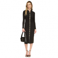 Michael Kors Robe chemise 'Vegan Leather Trim' pour Femmes