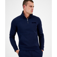 Michael Kors Men's 'Textured-Logo Quarter-Zip' Sweatshirt