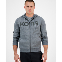 Michael Kors Men's 'Textured-Logo Zip' Track Jacket