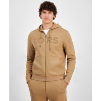 Michael Kors Men's 'Textured-Logo Zip' Track Jacket