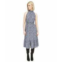 Michael Kors Robe Midi 'Printed Halter' pour Femmes