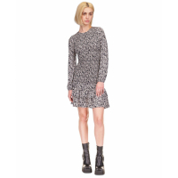 Michael Kors Robe mini 'Printed Smocked Ruffled' pour Femmes