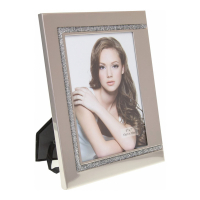 Aulica Iron Plated Frame With Silver Glitter Epoxy 13 x 18 cm