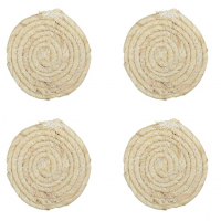 Aulica Set Of 4 Round Rope Coasters