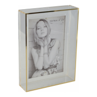 Aulica Gold Edge Frame Photo To Magnet 13.6 x 18.6 x 4 cm