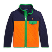 Ralph Lauren 'Color Blocked Quilted Double Knit Jacket' für Kleiner Jungen