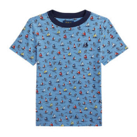 Ralph Lauren 'Sailboat Print Cotton Jersey T-Shirt' für Kleiner Jungen